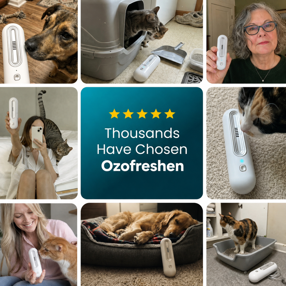 OzoFreshen ペット臭対策エアクリーナー 9