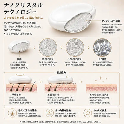 痛みのないクリスタルヘアリムーバー