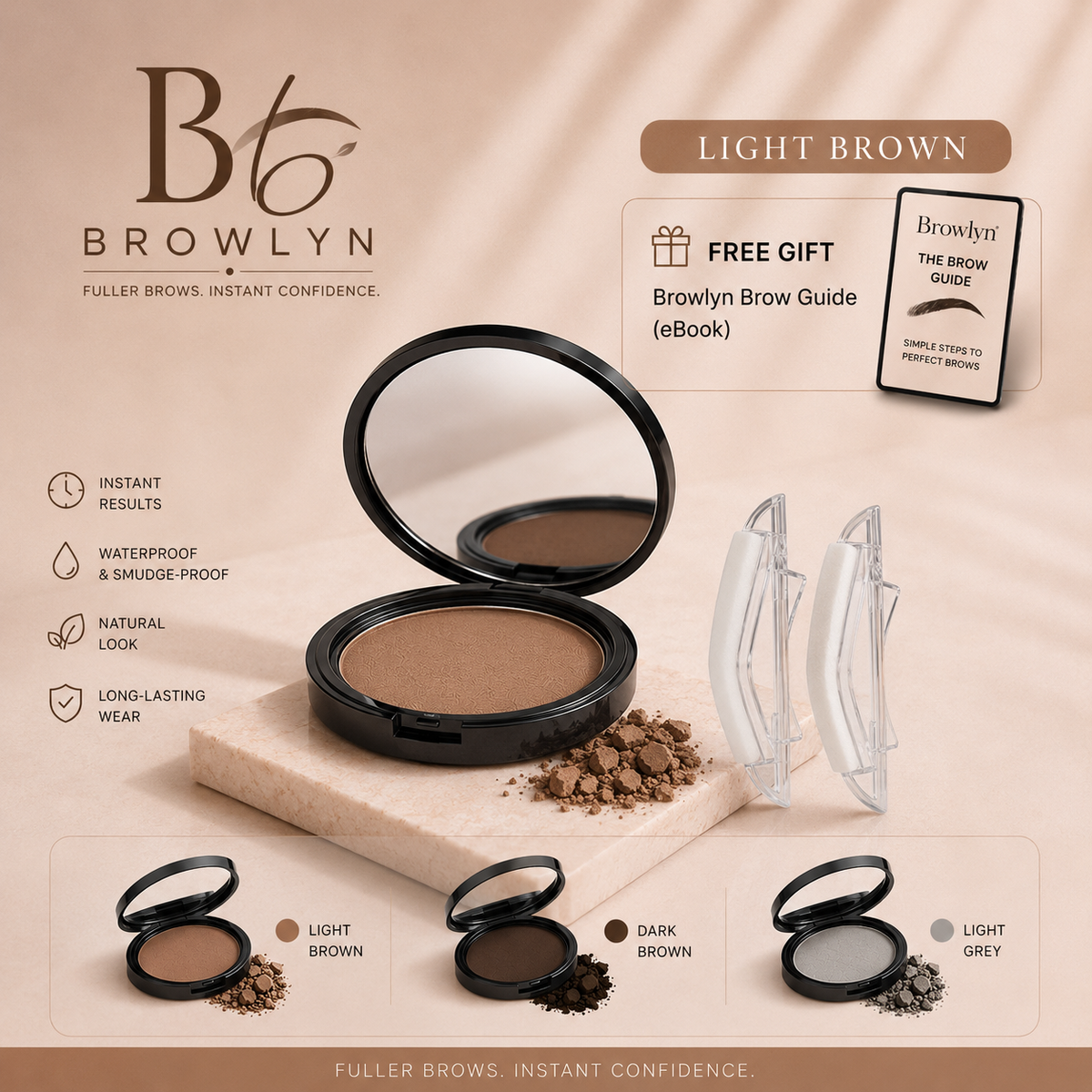 BROWLYN™ 5秒で整う眉スタンプキット 4