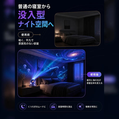 🌌🔮Topacme® ナイトライト プロジェクター
