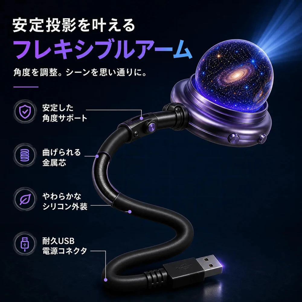 🌌🔮Topacme® ナイトライト プロジェクター